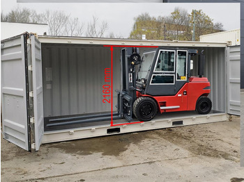 Dan Truck 8450 -Container-Indoor-Stapler -TRIPLEX - Diesel forklift
