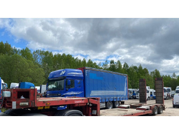Langendorf Satbue 20/28 Low bed - Autotransporter semi-trailer