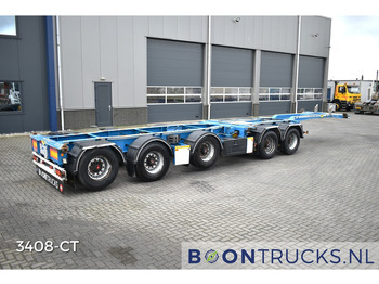 Broshuis 2CONNECT-5AKCC | 2x20-40-45ft HC * 3x STEERING * 4x LIFT AXLE * MOT 04-2025 - Container transporter/ Swap body semi-trailer