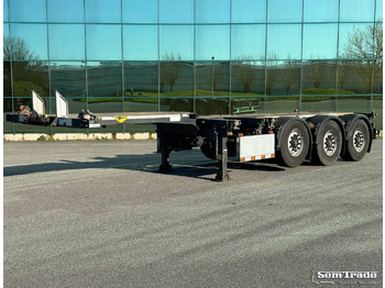 Broshuis Mfcc Middle + Back Slider Lift Axle Disc Brakes TOP Condition NL-Traile  - Container transporter/ Swap body semi-trailer