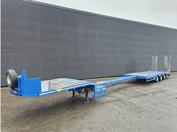 Broshuis 3 AXLE SEMI / EXTENDABLE / HYDR. RAMPEN - Low loader semi-trailer