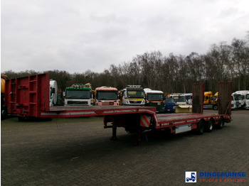 Broshuis 3-axle semi-lowbed trailer 45 t + ramps - Low loader semi-trailer