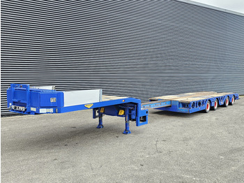 Broshuis 4 ABSD-42 / WHEEL WELL / 2 X STEERING AXLE - Low loader semi-trailer