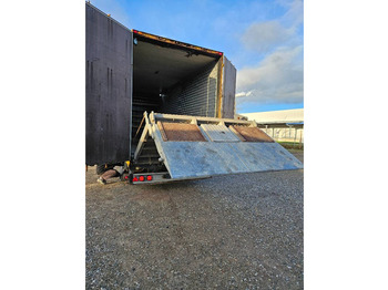 Montracon 2 axle machinetrailer/Living area - Low loader semi-trailer