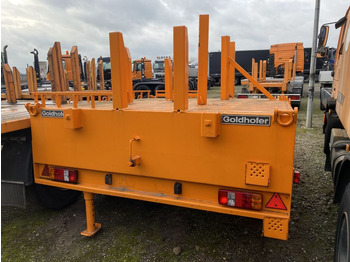 Goldhofer TX1-8/80 Anhänger für Ballastgewichte| 40mm Auge  - Dropside/ Flatbed trailer