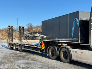  Istrail 3-akslet maskintrailer / semi med hydraulikkagregat - Trailer