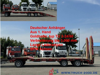 Goldhofer TU3-24/80 3 Achsen Verbreiterung bis 3m ABS/ EBS - Low loader trailer