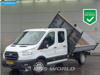 Ford Transit 130pk 3 zijdige Kipper Dubbel Cabine Nwe model Airco Cruise Tipper Benne Kieper Airco Dubbel cabine Cruise control - Tipper van