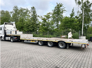 Low loader semi-trailer for transportation of heavy machinery Möslein STO 3 Schwebheim  3 Achs Satteltieflader: picture 4
