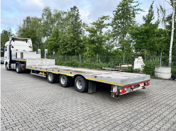 Low loader semi-trailer for transportation of heavy machinery Möslein STO 3 Schwebheim  3 Achs Satteltieflader: picture 5