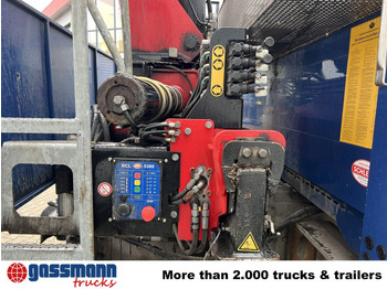 Dropside/ Flatbed truck, Crane truck Mercedes-Benz Antos 2540 L 6x2, Lenkachse, HMF 2110-L3: picture 3