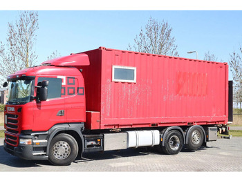 Container transporter/ Swap body truck SCANIA R 490