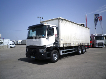 Curtainsider truck RENAULT C 380