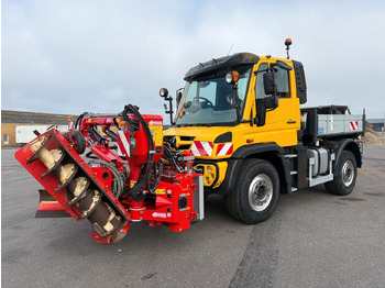 Tipper Unimog U427 4x4 Tipper / Kipper  / Dücker Fräse BRS 15: picture 2 Tipper Unimog U427 4x4 Tipper / Kipper  / Dücker Fräse BRS 15: picture 2