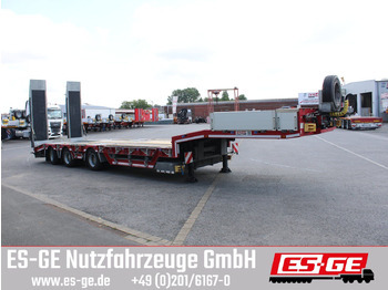 Low loader semi-trailer ES-GE 3-Achs-Satteltieflader, Radmulden: picture 4