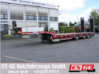Low loader semi-trailer ES-GE 3-Achs-Satteltieflader, Radmulden: picture 2