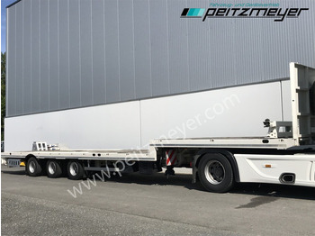Low loader semi-trailer Möslein 3-Achs-Tieflader STO 3, Lenkachse, Rampen, neuwertig: picture 3