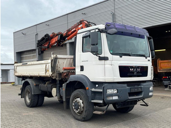 Tipper, Crane truck MAN TG-M 18.290 4x4 BB 2-Achs Allradkipper Kran Atlas 105+Funk: picture 5