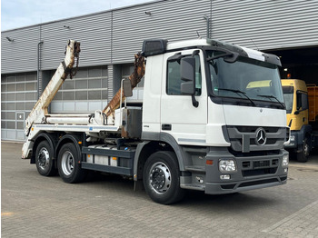 Skip loader truck MERCEDES-BENZ Actros 2541 L6x2 Absetzkipper Meiller: picture 5