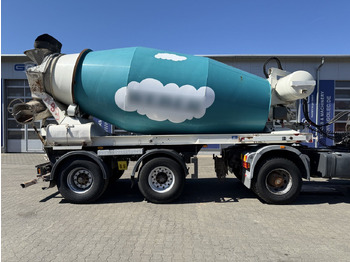 Concrete mixer semi-trailer