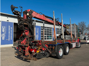 Timber truck, Crane truck Scania R560 6x4 Holztransport Kran LOGLIFT HIAB 140S79R: picture 2