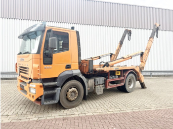 Skip loader truck