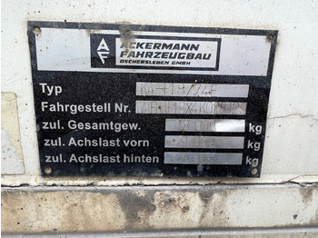 Closed box trailer KA-F 18/74E Ackermann, Oschersl. KA-F 18/74E mit LBW MBB, 44cbm: picture 5