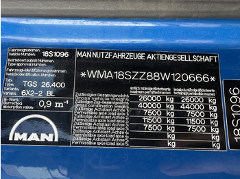 Tank truck MAN TGA 26.400 6x2-4 BL TGA 26.400 6x2-4 BL, A1, Lenk-/Liftachse, ADR, Kässbohrer Tank ca. 20.820l, 3 Kammern: picture 4