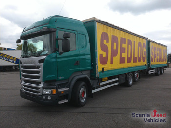 Curtainsider truck SCANIA R 450
