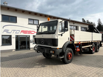 Dropside/ Flatbed truck, Crane truck Mercedes-Benz SK 2635 6x4 V8 Pritsche mit HIAB 300-4: picture 2