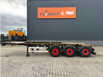 Container transporter/ Swap body semi-trailer Burg 25X 20FT ADR (EX/II, EX/III, FL, AT) Chassis, Empty weight : 3.690kg, SAF INTRADISC, 2x Liftaxle, NL-chassis: picture 2