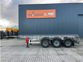 Container transporter/ Swap body semi-trailer Van Hool 20FT/30FT, ADR (FL, AT, OX), empty weight: 3.700kg, ALCOA, galvanized, BPW + DISC, liftaxle: picture 2