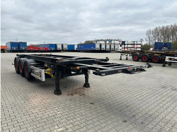 Container transporter/ Swap body semi-trailer Van Hool 20FT Tipping-chassis, ADR (EX/II, EX/III, FL, AT, OX), SAF, 2 liftaxles, APK/ADR: 06-2026: picture 5