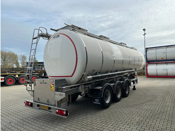 Tank semi-trailer for transportation of food Van Hool FOOD / 39.000L / 3-COMP / INOX / NL-trailer / APK: 07/2026: picture 3