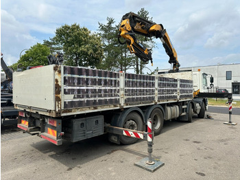 Dropside/ Flatbed truck, Crane truck DAF CF 85.360 8x2 + KRAN (25m!) EFFER 305 6S + JIB 4S + ROTATOR - PLATORM 7m60 - LIFT + STEERING AXLE - EURO 5 - BE: picture 5