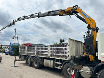 Dropside/ Flatbed truck, Crane truck DAF CF 85.360 8x2 + KRAN (25m!) EFFER 305 6S + JIB 4S + ROTATOR - PLATORM 7m60 - LIFT + STEERING AXLE - EURO 5 - BE: picture 3