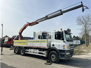 Dropside/ Flatbed truck, Crane truck DAF CF 85.460 6x2 LIFT+LENK ACHSE  + KRAN PALFINGER PK 18500 (3x) + RADIO + ROTATOR - EURO 5 - AS TRONIC - BE TRUCK: picture 2