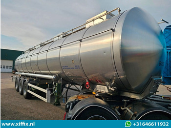 Tank semi-trailer Parcisa 3-ass. Geisoleerde RVS tankoplegger / ADR / Chemie / 1 Compartiment: picture 4