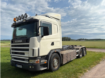 Hook lift truck SCANIA 124