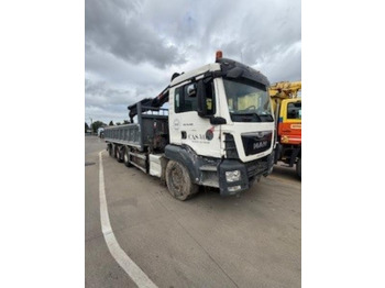 Tipper, Crane truck MAN TGS 35.460 BL - HIAB X-HIDUO 228 E-3: picture 2