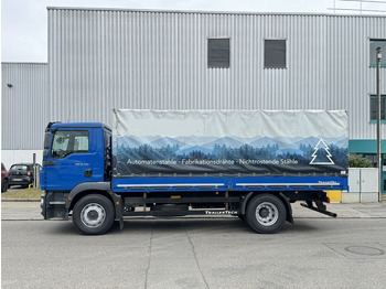 Curtainsider truck MAN TGM 18.340 Pritsche 6m Klima Edscha AHK Autom.: picture 4