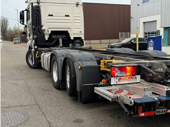 Container transporter/ Swap body truck MAN TGX 26.500 XLX Lenkachse BDF 7,15-7,45 u-LBW 2t: picture 2