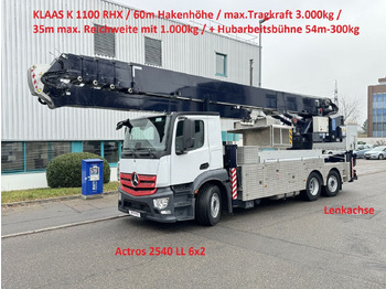 Crane truck MERCEDES-BENZ Actros 2540