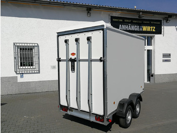 Closed box trailer Böckmann Koffer KT 3015/20 H weiß 301x150x202 + Heckrampe (M) 2000kg: picture 2