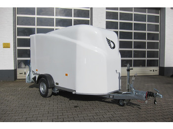 Closed box trailer Debon Cargo 1300 300x152x168cm white Pullman II 1300kg 100km/H Modell 2024: picture 3