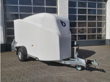 Closed box trailer Debon Cargo 1300 300x152x168cm white Pullman II 1300kg 100km/H Modell 2024: picture 2