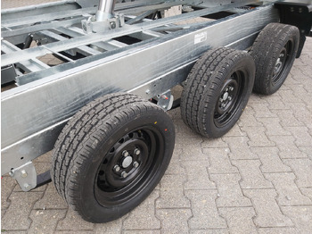 Tipper trailer Saris Kipper K3 406 204 3500 3 E 406x204x35cm black Schacht LED Licht Blattfeder Tridem 3500kg 100km: picture 3