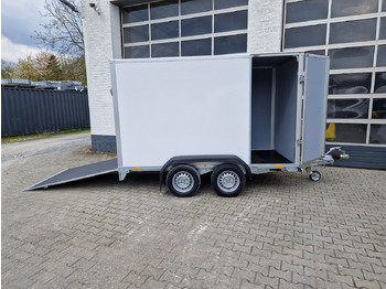 Closed box trailer Saris Koffer GO 306 154 180 2000 2 306x154x180cm GFK weiss Seitentür Auffahrklappe (M) 2000kg 2023: picture 2