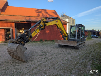 Crawler excavator Excavator Wacker Neuson ET90, Tiltrotator, buckets (Video): picture 3