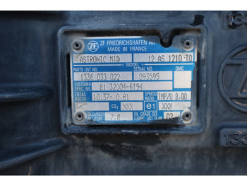 Gearbox for Truck ZF 12AS1210OD TGM 81.32004-6194: picture 5 Gearbox for Truck ZF 12AS1210OD TGM 81.32004-6194: picture 5